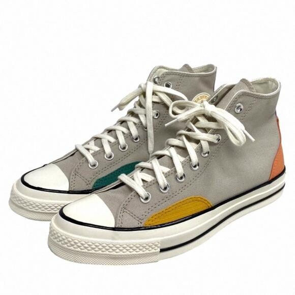 Converse Ctas 70 High Shoes Men’s Size Gray Multi A05122C Sneakers Skate Canvas - Picture 6 of 9
